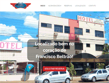 Tablet Screenshot of anjodouradohotel.com.br